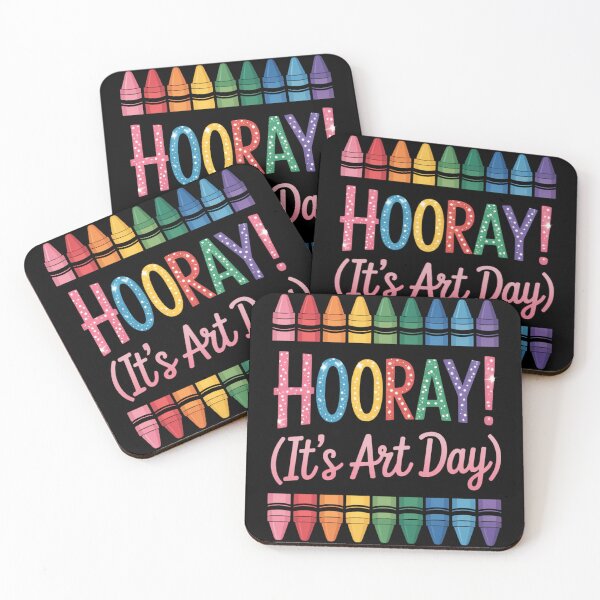 Item preview, Back to School Hooray It's Art Day Art Teacher Art Artist designed and sold by TrinaEspinoza.