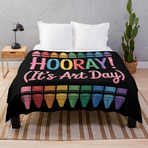 Item preview, Back to School Hooray It's Art Day Art Teacher Art Artist designed and sold by TrinaEspinoza.