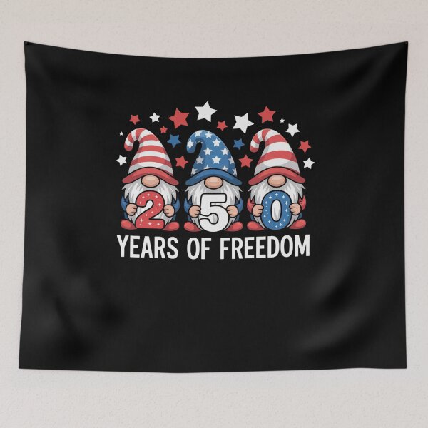 Item preview, 250 Years 250th Anniversary USA Patriotic 4th July Gnome designed and sold by TyraYoung.