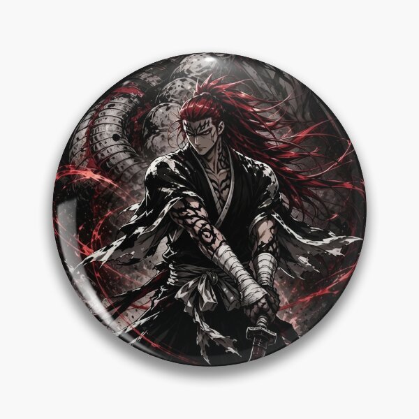 Item preview, Renji Abarai Bankai Serpent Rage - Bleach Dark Anime Warrior Art designed and sold by Dyan4.