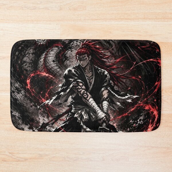 Item preview, Renji Abarai Bankai Serpent Rage - Bleach Dark Anime Warrior Art designed and sold by Dyan4.