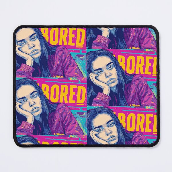 Item preview, Bored But Beautiful Pop Art Portrait designed and sold by Yogabyadeola.