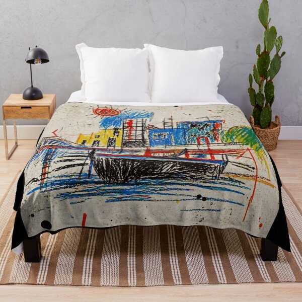 Item preview, Abstract Waterfront City Sketch with Bold Urban Crayon Energy designed and sold by Modaozushi216.