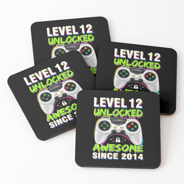 Item preview, Level 12 Unlocked Retro Gaming Birthday for Twelve Year Olds designed and sold by FGTV2021.