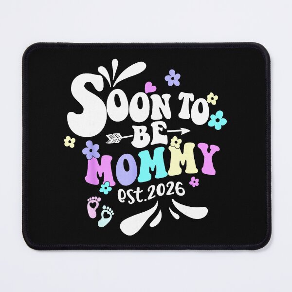 Item preview, Soon to Be Mommy 2026 Sweet Pregnancy Announcement Typography designed and sold by zamiokaline.
