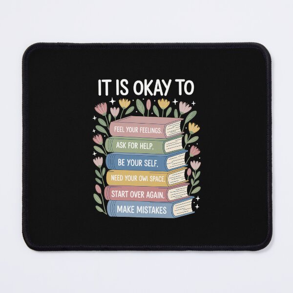 Item preview, Mental Health Inspirational Book Stack Graphic designed and sold by TrinaEspinoza.