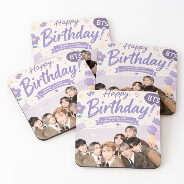 Item preview, Happy birthday BTS designed and sold by jaofnn.