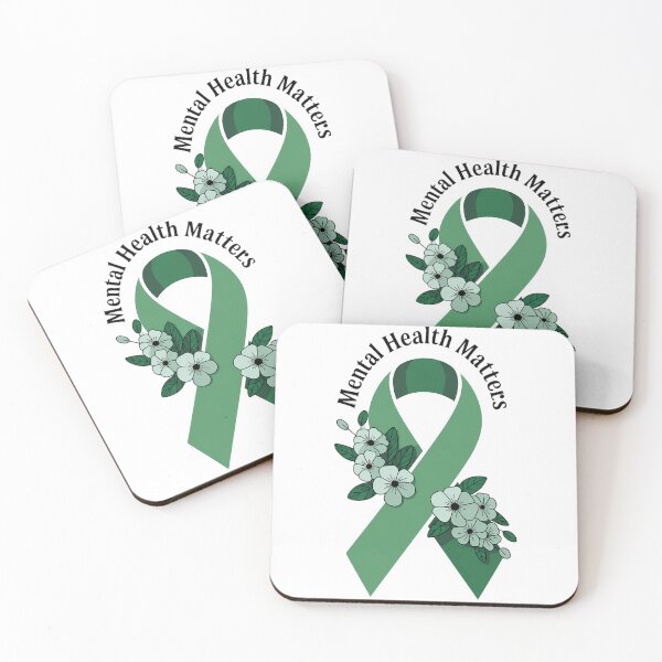 Item preview, Mental Health Matters Awareness Green Awareness Ribbon designed and sold by TrinaEspinoza.