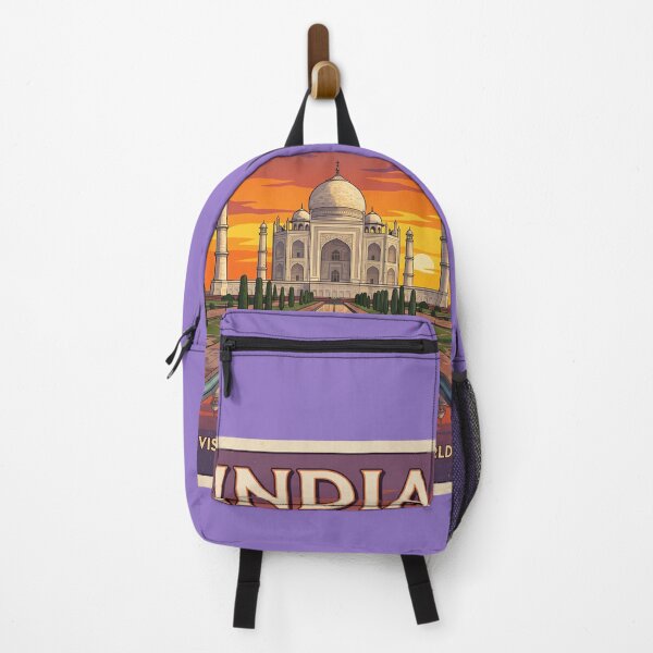 Item preview, Vintage Retro Taj Mahal India Travel Poster – 1970s Sunset Wanderlust Aesthetic designed and sold by ArtsyExplorer.