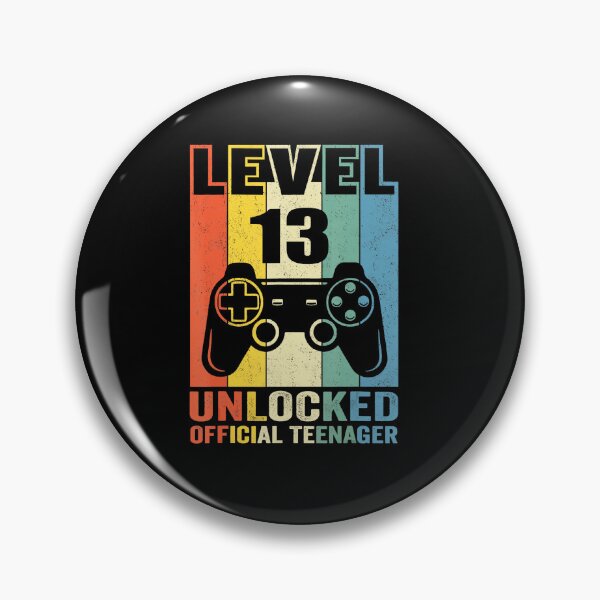 Item preview, Level 13 Unlocked Retro Gaming Birthday Teen designed and sold by FGTV2021.