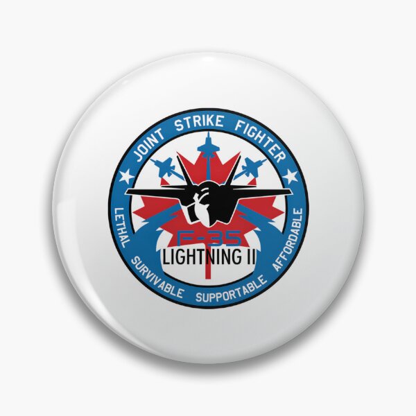 Item preview, F-35 Lightning Ii Joint Strike Fighter Canadian Program Insignia designed and sold by An-twonShane.