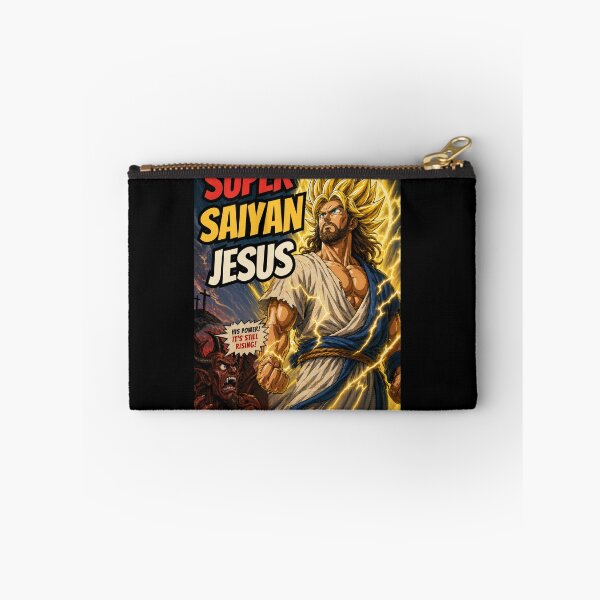 Item preview, Super Saiyan Jesus – Anime Parody Christian Power Graphic designed and sold by Alt Christian.