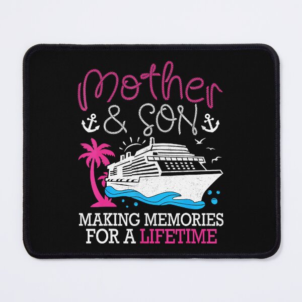 Item preview, Mother Son Lake Day with Pontoon Boat Sunset Illustration designed and sold by zamiokaline.