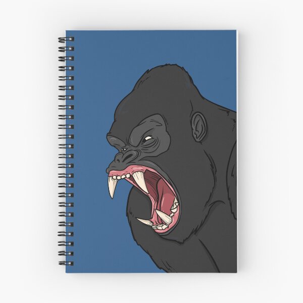 Item preview, Savage Gorilla Roar Illustration | Angry Ape Digital Art designed and sold by avellis illustrations.