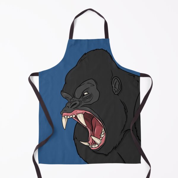 Item preview, Savage Gorilla Roar Illustration | Angry Ape Digital Art designed and sold by avellis illustrations.