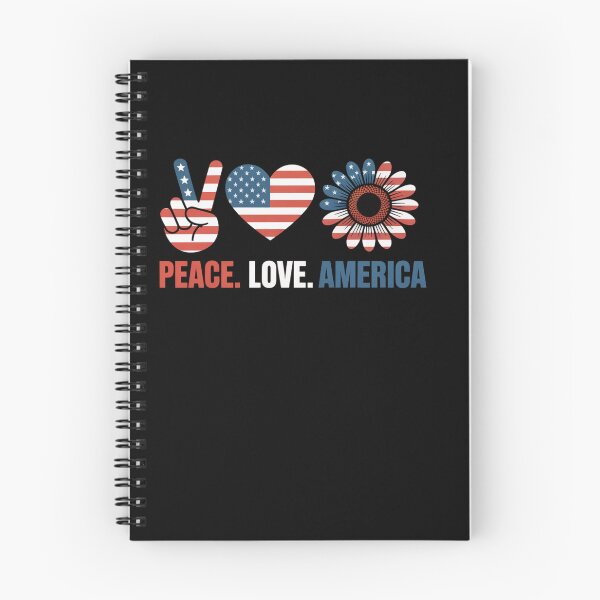 Item preview, 4th Of July Peace Love America US Flag Fourth Of July designed and sold by TyraYoung.