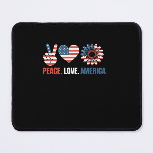 Item preview, 4th Of July Peace Love America US Flag Fourth Of July designed and sold by TyraYoung.