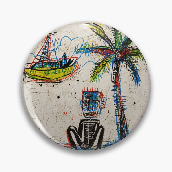 Item preview, Abstract Tropical Island Sketch With Palm Tree And Sailboat designed and sold by Modaozushi216.