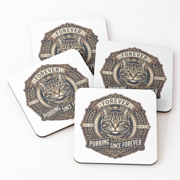 Item preview, Retro Feline Badge Mood designed and sold by pradeepvisuals.