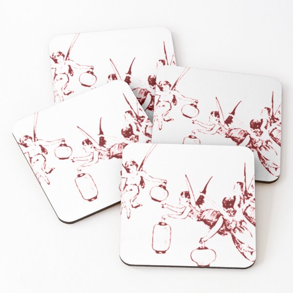 Item preview, Fairy Lanterns Red designed and sold by Prints-n-Pauper.