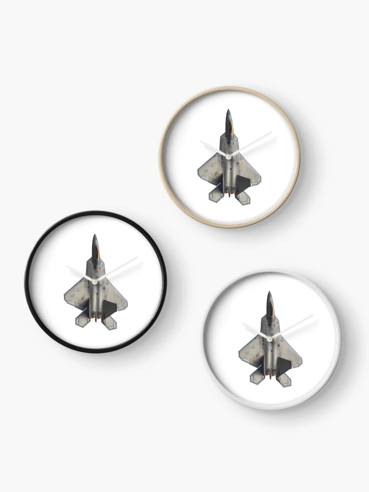 Thumbnail 3 of 4, Clock, F22 Raptor - Raptor Green designed and sold by An-twonShane.