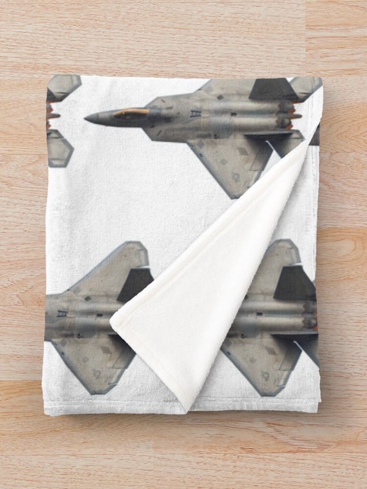 Aperçu 3 sur 6. Plaid avec l'œuvre F22 Raptor - Vert Raptor créée et vendue par An-twonShane.