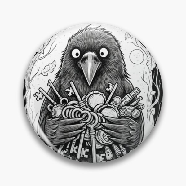Item preview, Whimsical Crow Collecting Life’s Problems designed and sold by OLOstudio.