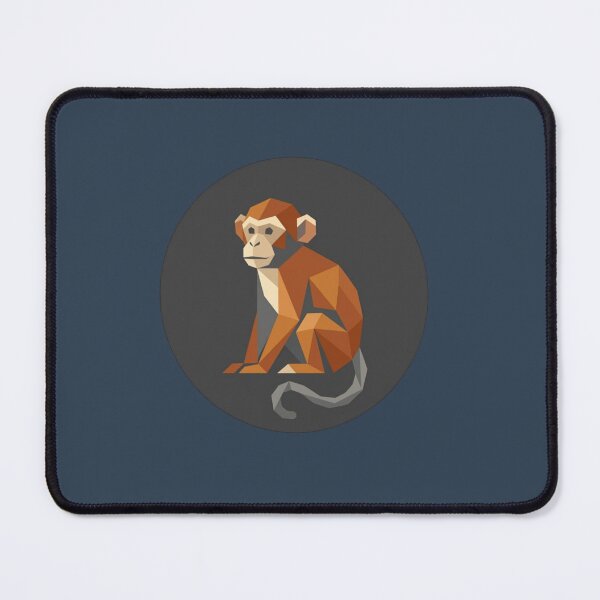 Item preview, Low Poly Orange Jumpsuit – Geometric Primate Design for Sportswear designed and sold by bsbd-action.
