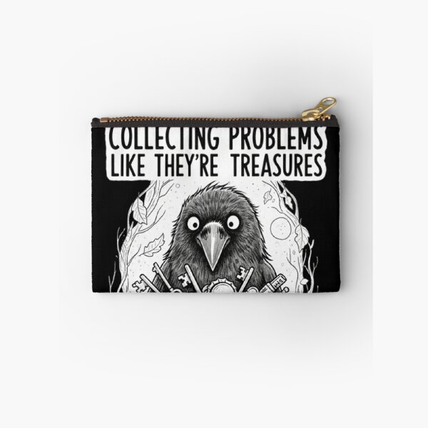 Item preview, Whimsical Crow Collecting Life’s Problems designed and sold by OLOstudio.