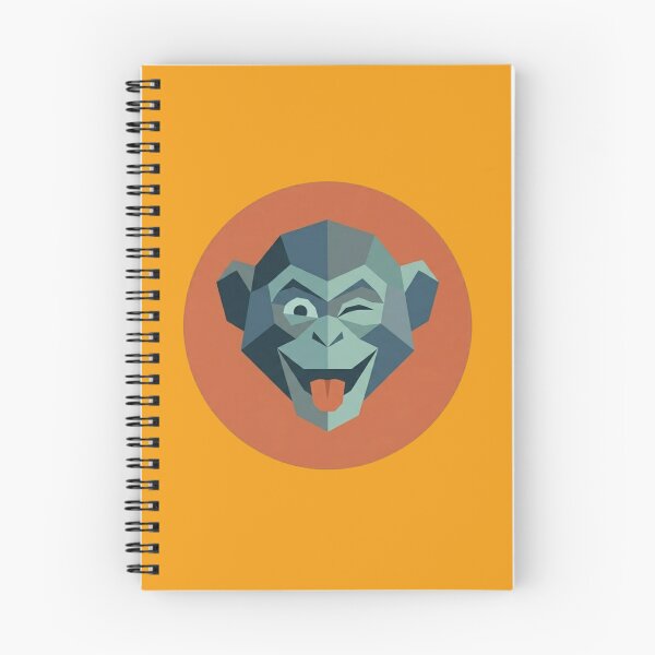 Item preview, Winking Monkey – Fun Low Poly Design for Original Gifts designed and sold by bsbd-action.