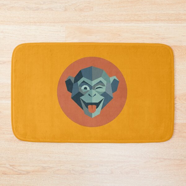 Item preview, Winking Monkey – Fun Low Poly Design for Original Gifts designed and sold by bsbd-action.