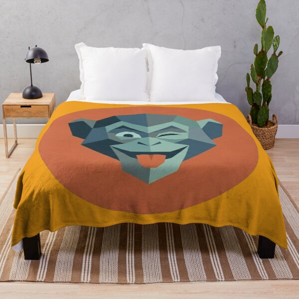 Item preview, Winking Monkey – Fun Low Poly Design for Original Gifts designed and sold by bsbd-action.