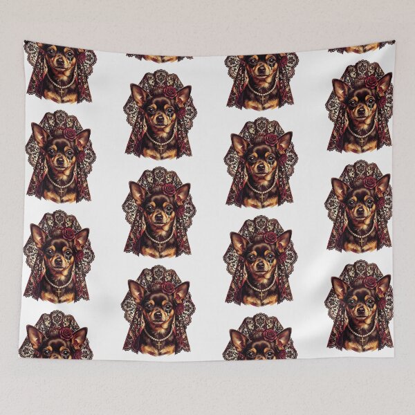 Item preview, Funny Chihuahua Cries in Spanish Meme - Dramatic Telenovela Dog Art designed and sold by PictoVibe.