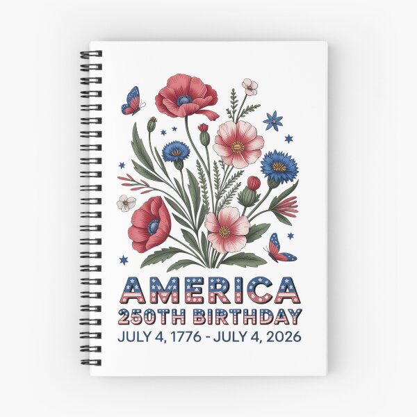 Item preview, America 250th Birthday 1776 2026 Flowers 250th Anniversary designed and sold by TyraYoung.