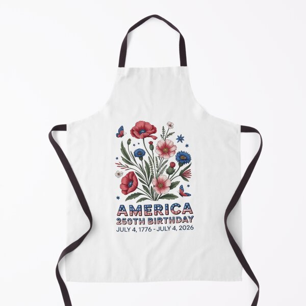 Item preview, America 250th Birthday 1776 2026 Flowers 250th Anniversary designed and sold by TyraYoung.