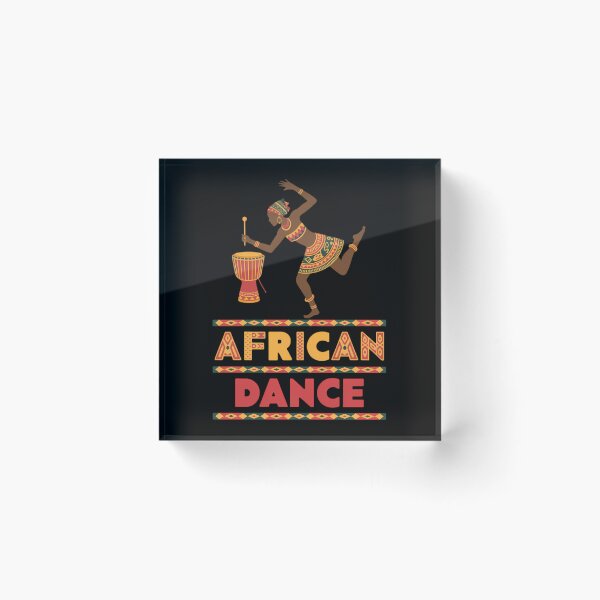 Item preview, American Afro Girl African Dance Drum Djembe designed and sold by TyraYoung.