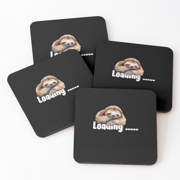 Item preview, Loading Sloth - Funny Tired Lazy Sloth Art designed and sold by thazinart.
