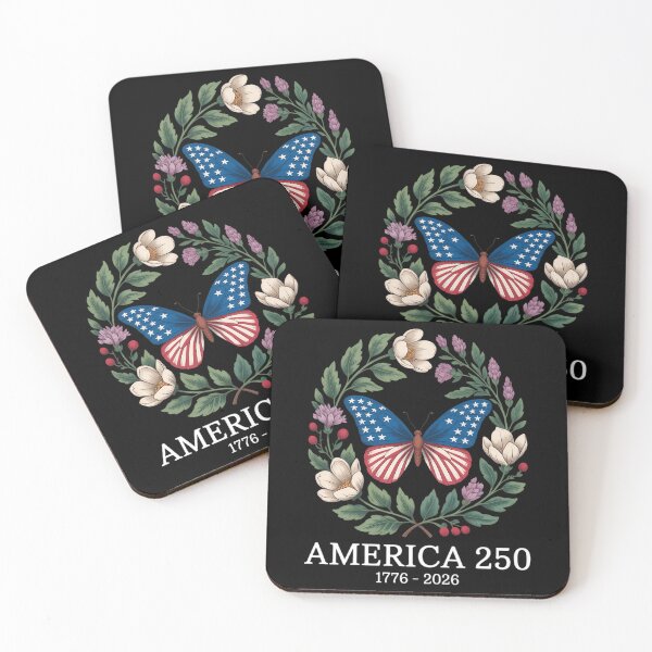Item preview, America Flag 250th Anniversary Patriotic Butterfly 1776 2026 designed and sold by TyraYoung.