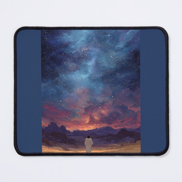 Item preview, Jesus in the Wilderness — Cosmic Backdrop designed and sold by Alt Christian.