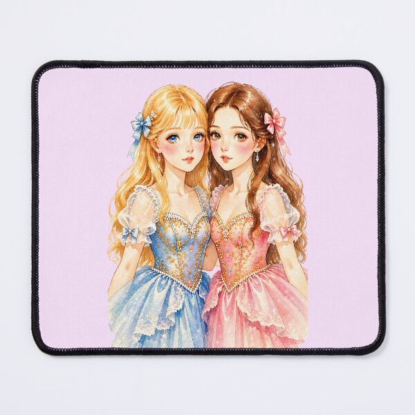 Item preview, Cute Pastel Princess Anime Girls | Kawaii Fairy Tale Aesthetic Art designed and sold by Bara Lune Design .