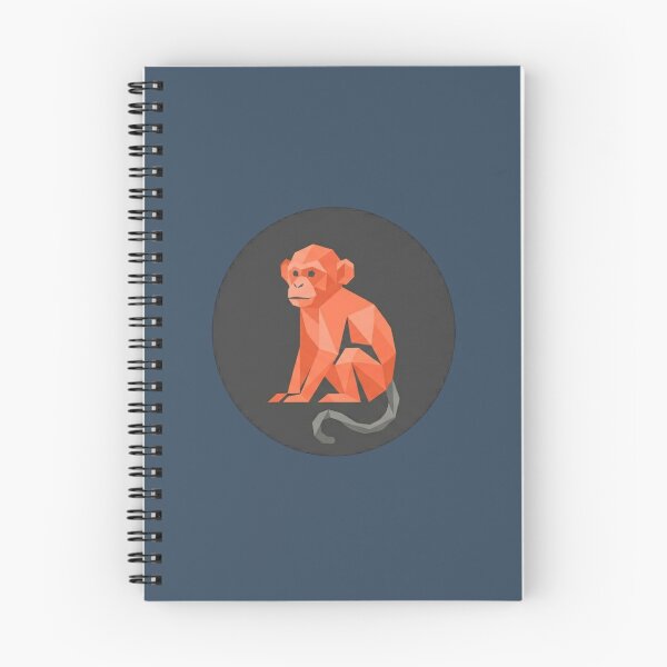 Item preview, Monkey in Coral Tones – Polygonal Illustration for Tech Accessories designed and sold by bsbd-action.