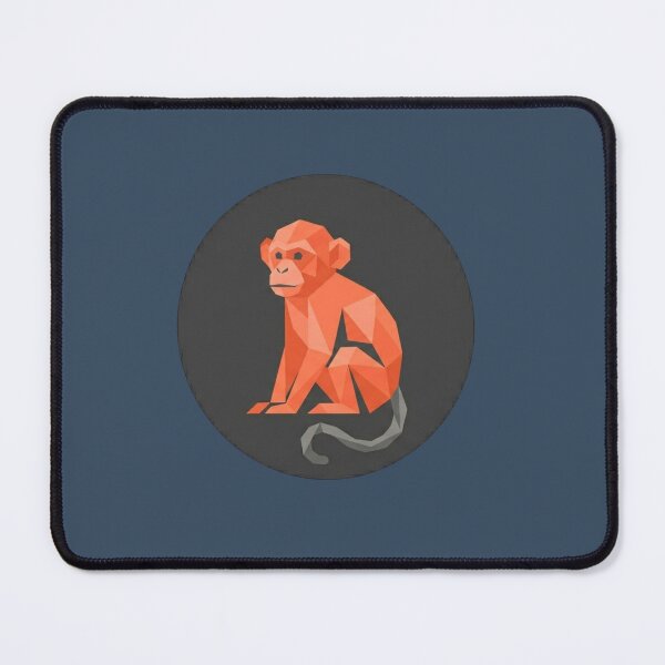Item preview, Monkey in Coral Tones – Polygonal Illustration for Tech Accessories designed and sold by bsbd-action.