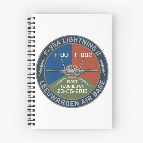 Item preview, Commemorative Patch First F-35A Lightning Ii Landing At Leeuwarden Air Base designed and sold by An-twonShane.
