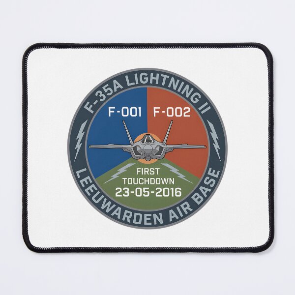 Item preview, Commemorative Patch First F-35A Lightning Ii Landing At Leeuwarden Air Base designed and sold by An-twonShane.