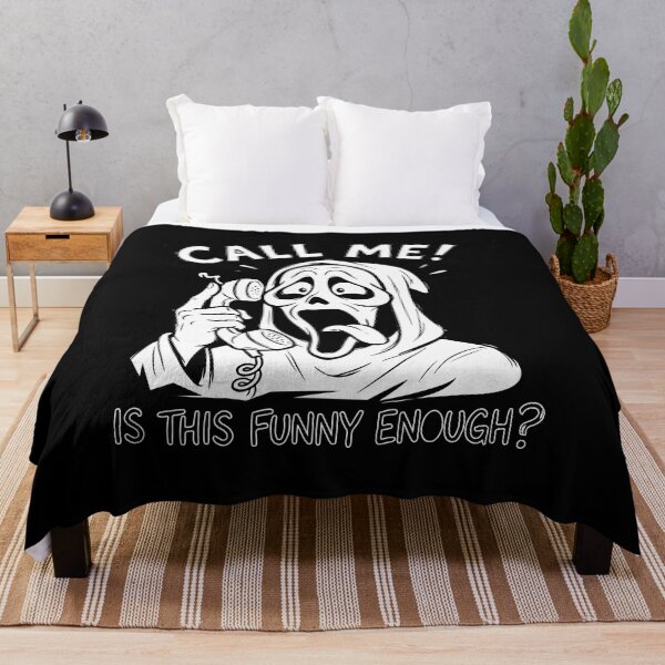 Item preview, Funny Ghostface "Call Me" Retro Parody  designed and sold by Brexmore3.