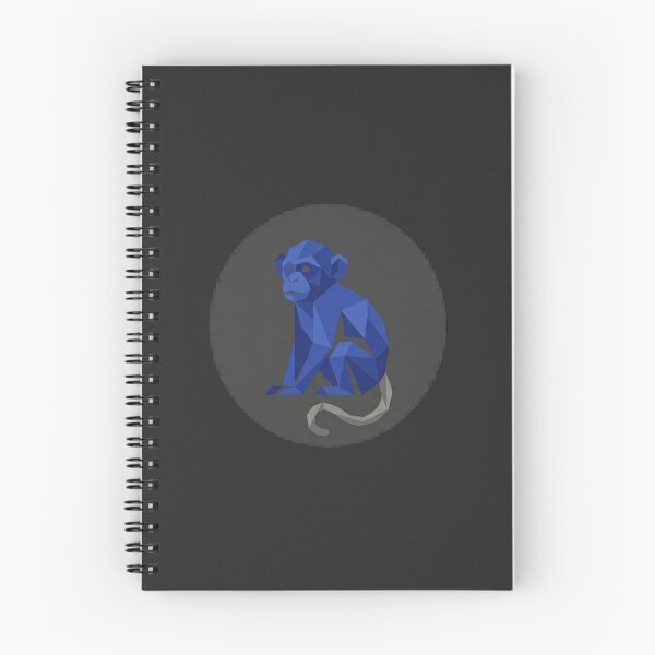 Item preview, Cobalt Blue Monkey – Impactful Geometric Design for Posters and Paintings designed and sold by bsbd-action.