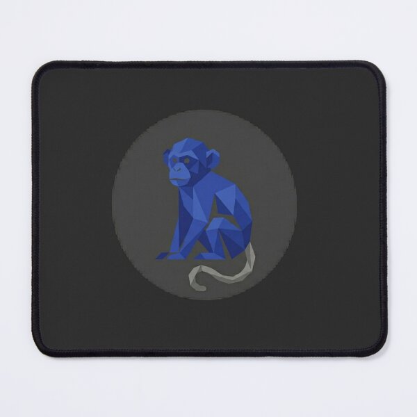 Item preview, Cobalt Blue Monkey – Impactful Geometric Design for Posters and Paintings designed and sold by bsbd-action.