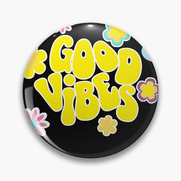 Item preview, Good Vibes Only - Cute Retro Groovy Flower Art designed and sold by thazinart.