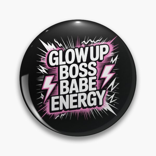 Item preview, Glow Up Boss Babe Energy Lightning Bolt Graphic Tee. Girl Power Motivational Aesthetic Design designed and sold by Aarvya Fashion Club ( A.F.C ).