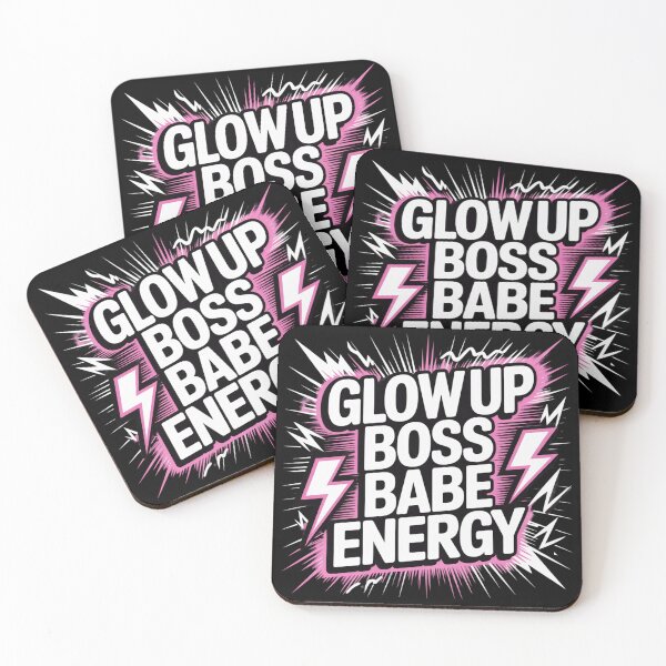 Item preview, Glow Up Boss Babe Energy Lightning Bolt Graphic Tee. Girl Power Motivational Aesthetic Design designed and sold by Aarvya Fashion Club ( A.F.C ).